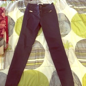 Zara Navy Skinny Jeans